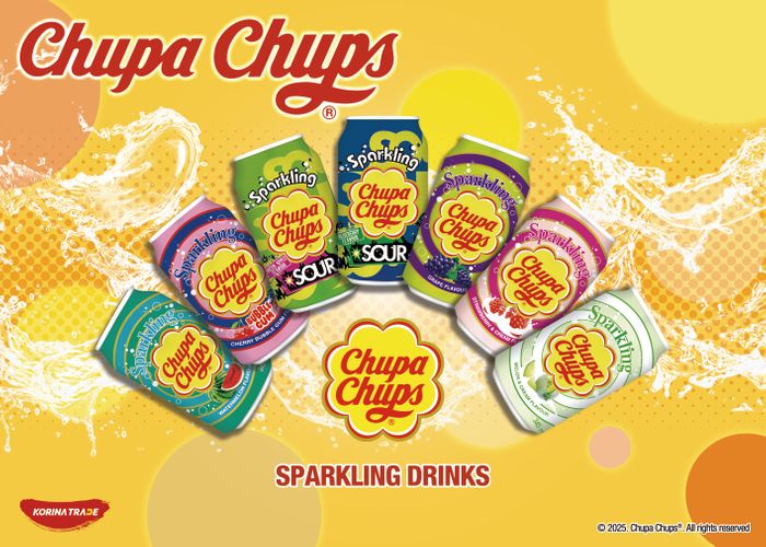 Chupa Chups Sparkling Drink Strawberry
