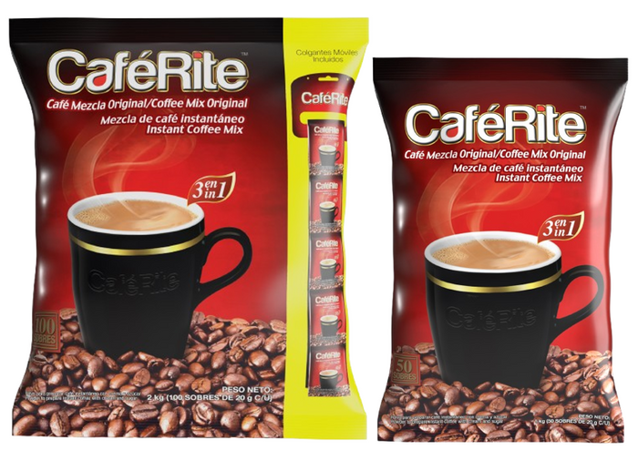 CafeRite Instant Coffee Mix 3IN1 - 10S, 25S, 50S & 100S