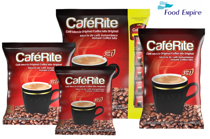 CafeRite Instant Coffee Mix 3IN1 - 10S, 25S, 50S & 100S