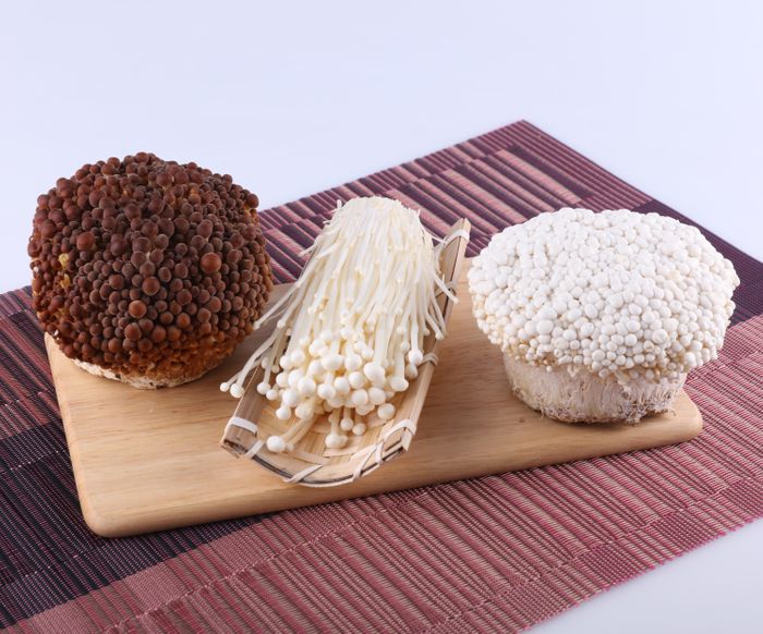 Fresh  Enoki  mushroom