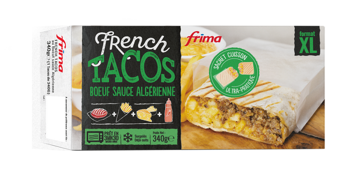 FRENCH TACOS - Beef with Algerian spicy sauce