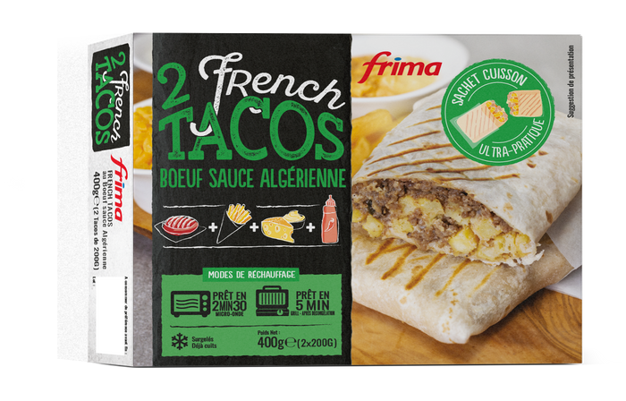 FRENCH TACOS - Beef with Algerian spicy sauce