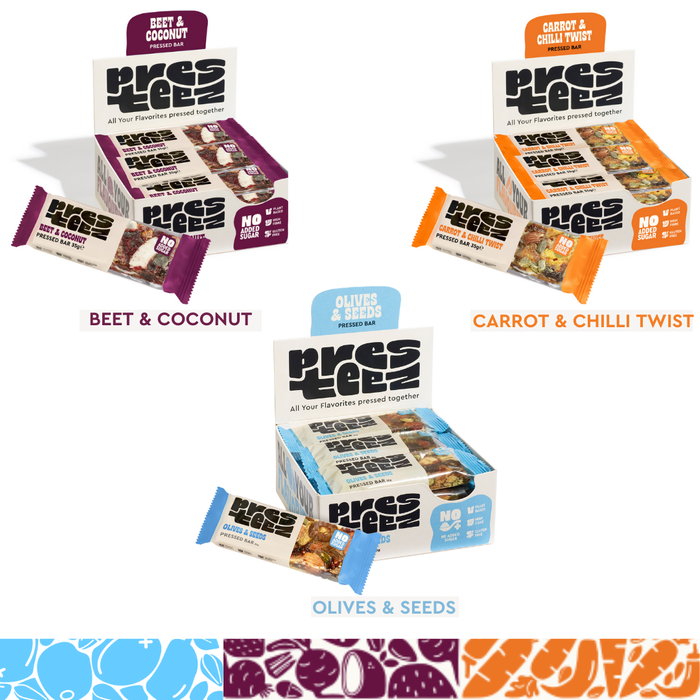 Veggie, Fruit & Nuts - 100% Natural ingredients