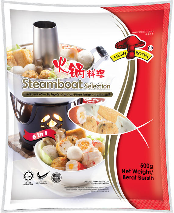Mushroom Brand Steamboat Selection 6 in 1 500g