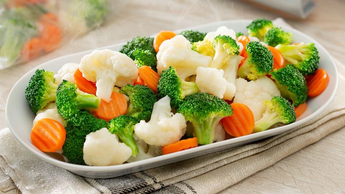 Frozen vegetables, culinary aids and mixed vegetables