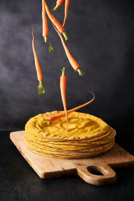 Carrot Lebanese Flatbread 
