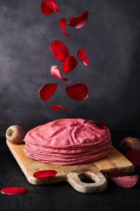 Beetroot Lebanese Flatbread 