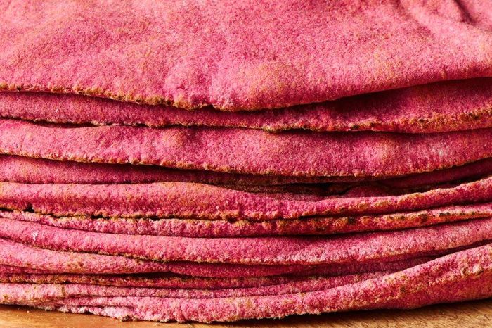 Beetroot Lebanese Flatbread 