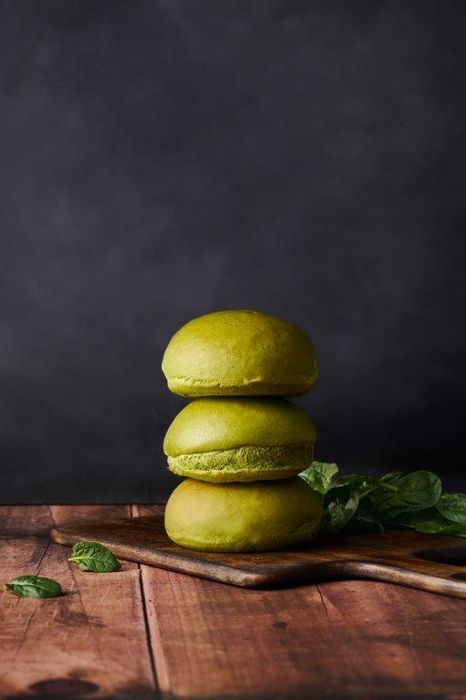 Spinach Brioche Bun