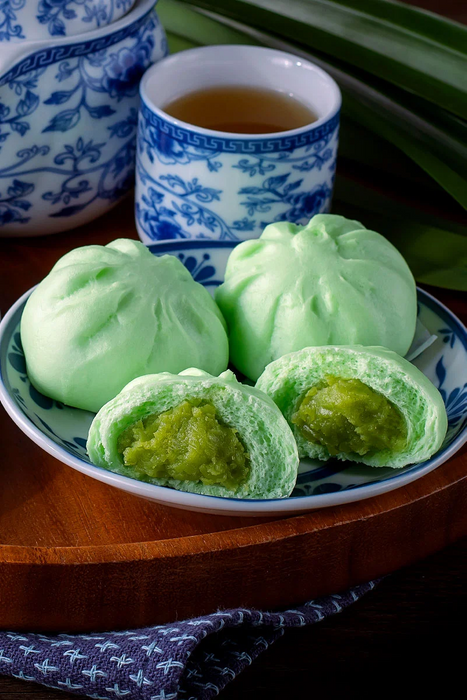 PA Mini Pandan Coconut Steam Buns