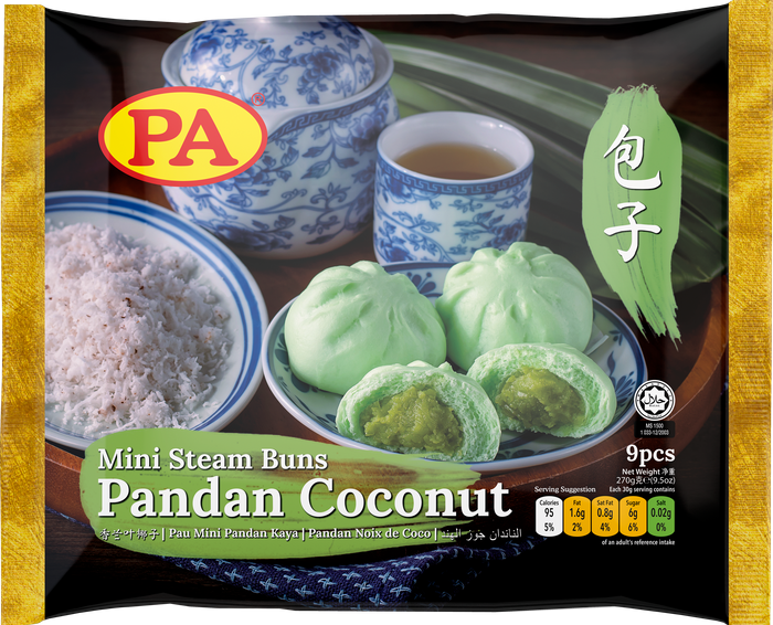 PA Mini Pandan Coconut Steam Buns
