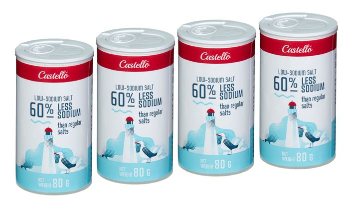 Salt 60% Less Sodium