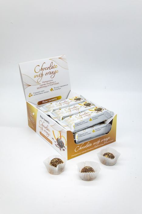 Natural candy Chocolate with Orange