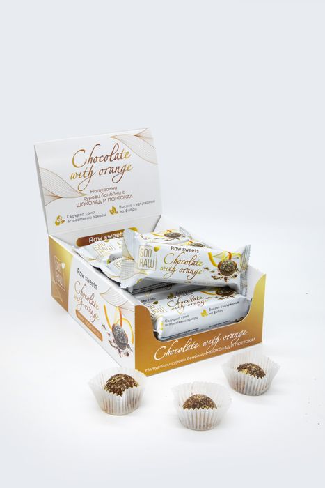 Natural candy Chocolate with Orange