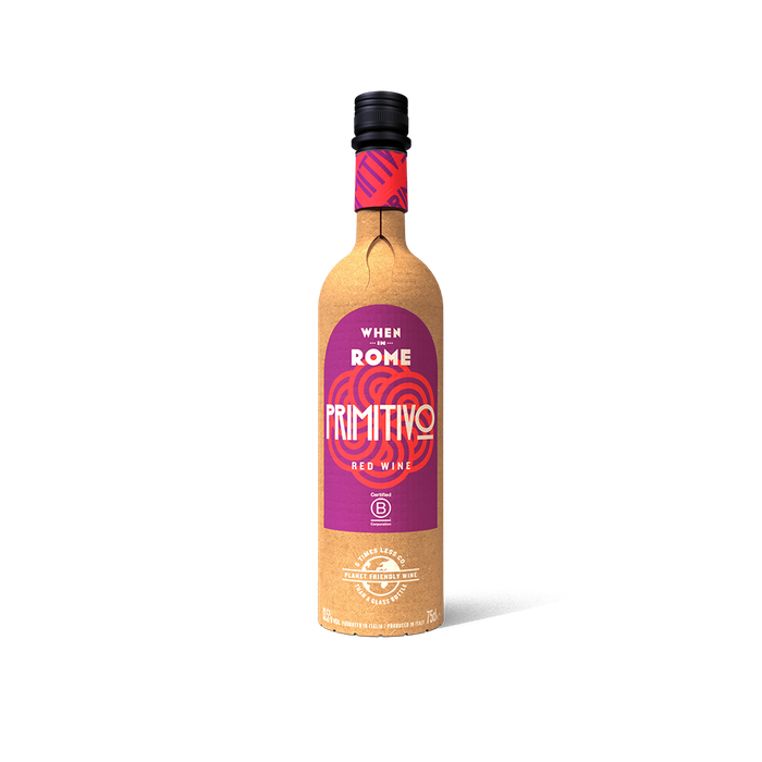 When in Rome Wine Primitivo 750ml Paper Bottle