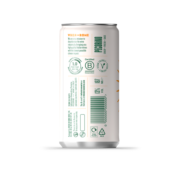  Pecorino IGP Terre di Chieti -187ml can 