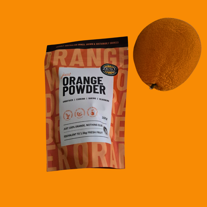 Zest Element Just Orange Powder - Natural Fruit Powder Pack 150g