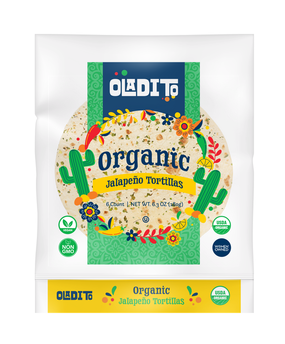 Oladito Organic Jalapeño Tortillas