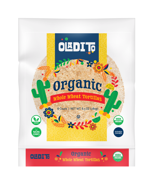 Oladito Organic Whole Wheat Tortillas