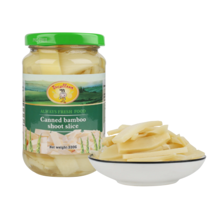 Canned bamboo shoot slice