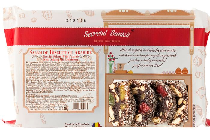 Lactose Free Biscuit Salami Cake