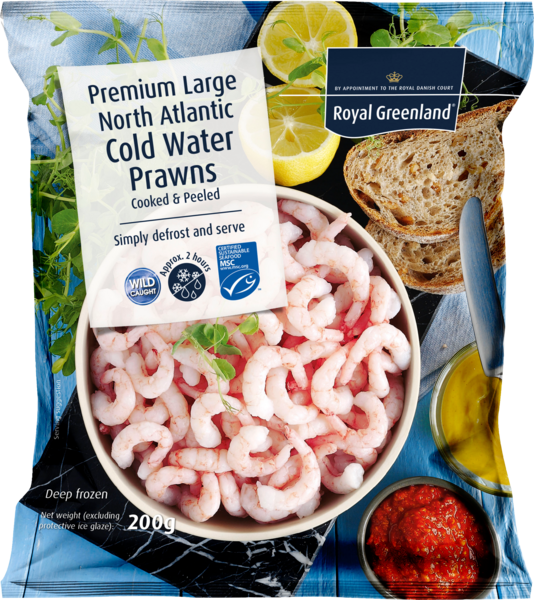 MSC Cooked & Peeled Coldwater Prawns