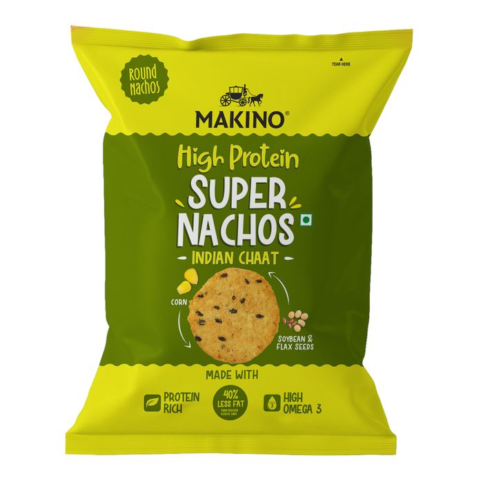 Makino High Protein Super Nachos Indian Chaat - 60 Grams