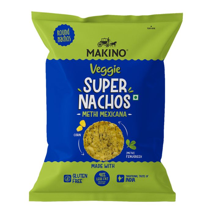 Makino Veggie Super Nachos Methi Mexicana 60 Grams