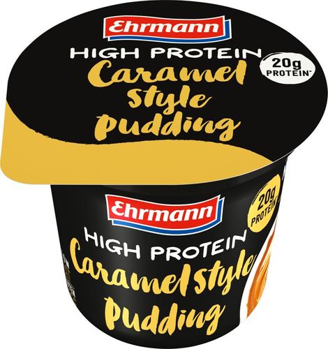 High Protein Pudding Caramel Style
