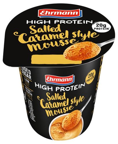 High Protein Salted Caramel Style Mousse
