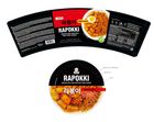 HAN•CHEF Cup Noodles Series: RAPOKKI Sweet & Spicy and Korean BBQ flavours.