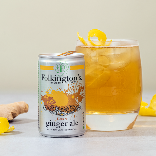 Folkington's dry ginger ale - 150ml can