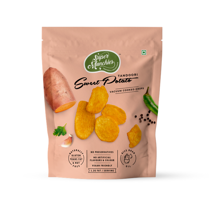 Vacuum Cooked Tandoori Sweet Potato Chips IFE, International Food