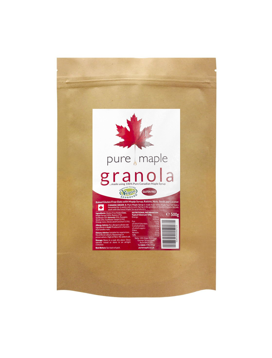 Pure Maple Syrup - Maple Gluten Free Granola