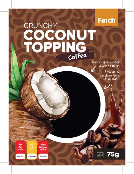 Crunchy Coconut Topping- Coffee