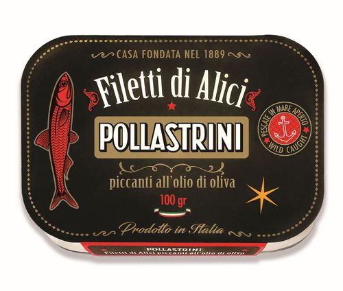 Spicy Anchovy Filets in olive oil
