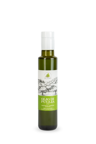 Extra virgin olive oil - OLIO DI PUGLIA PGI - 100% Coratina - 250ml