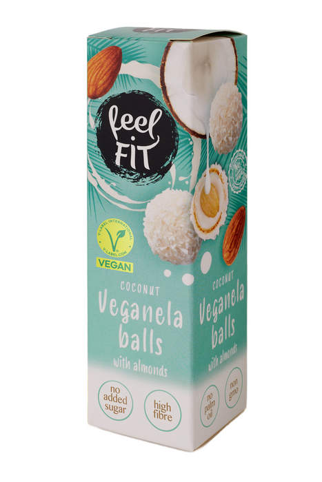 Feel FIT Coconut Veganela balls with almonds