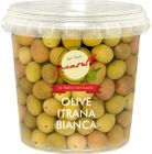 Itrana green olives in brine - bucket 900g / bucket 220g