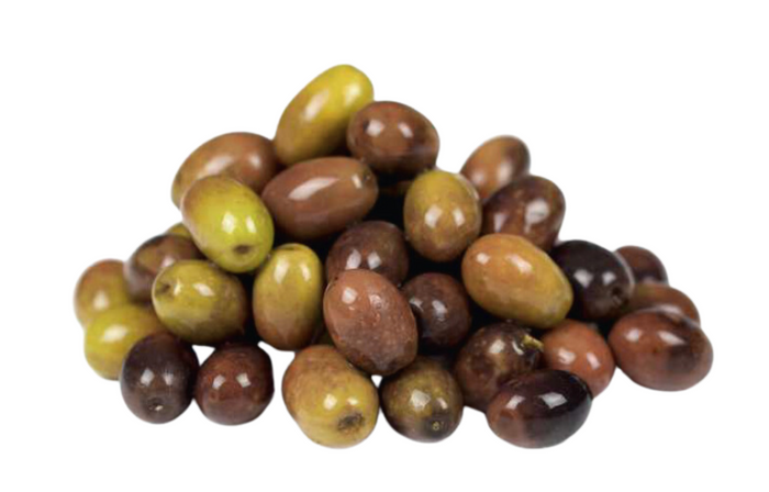 Leccino black olives in brine - bag 500g / bucket 4kg