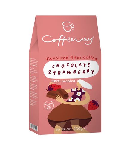 Chocolate Strawberry Flavoured Ground Coffee 200g