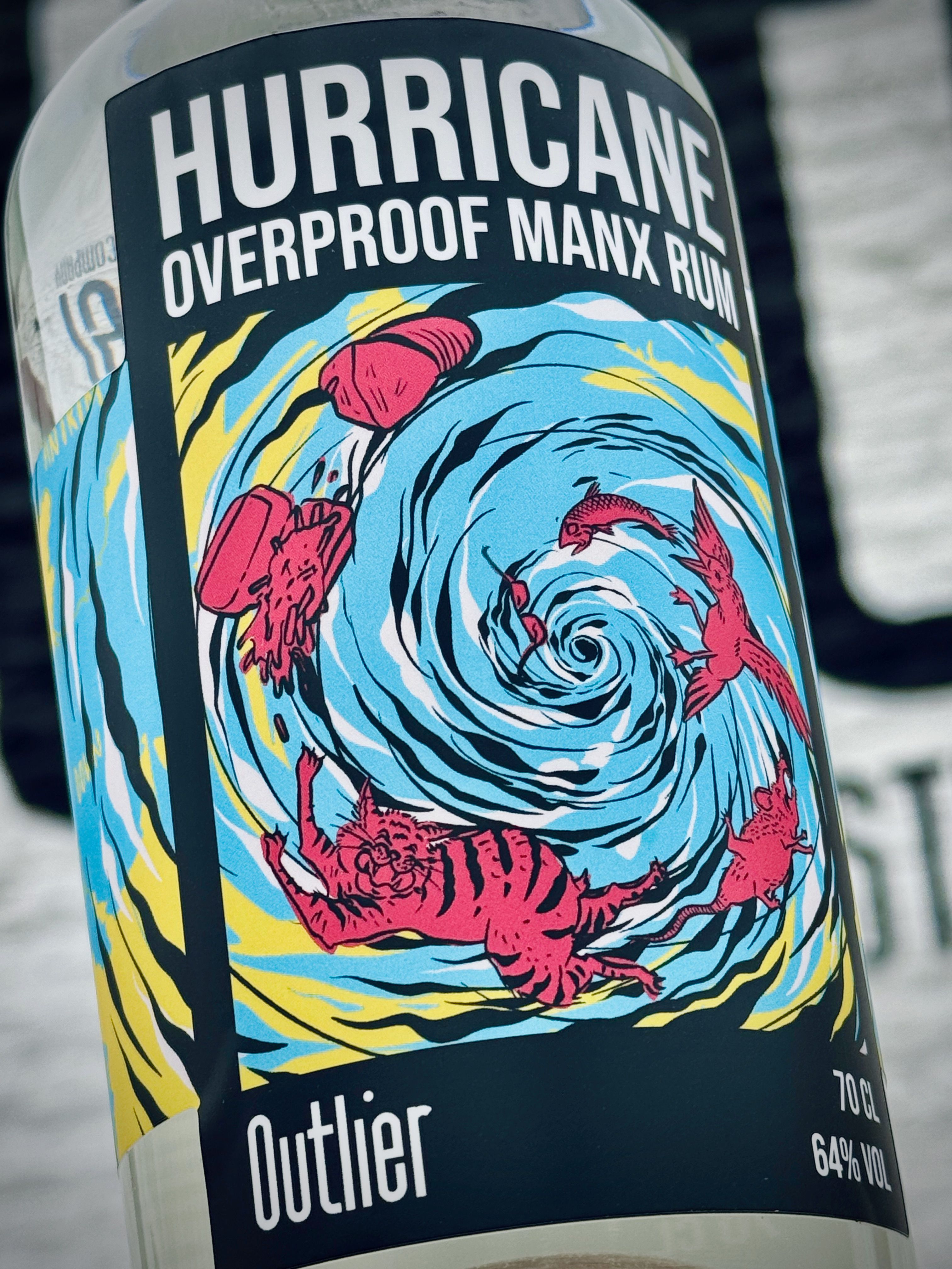 Hurricane overproof Manx rum