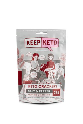 Keep Keto Salt and Pepper Crackers