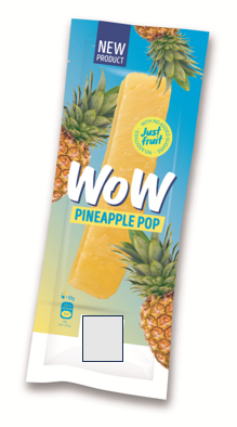 80 Gram frozen Pineapple stick