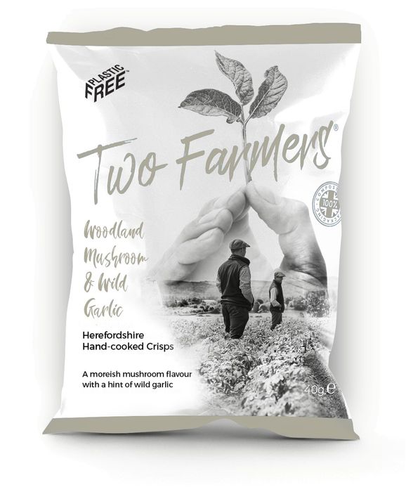 Two Farmers Woodland Mushroom & Wild Garlic Crisps