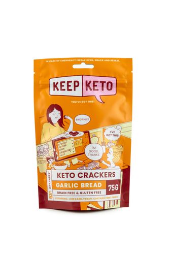 Keep Keto Garlic Bread Crackers