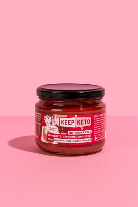 Keep Keto Roasted Capsicum & Chilli Relish