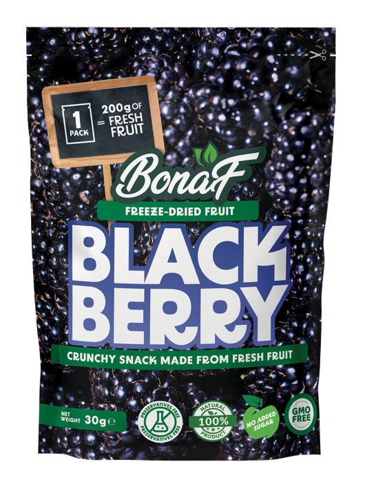 Bonaf Freeze Dried Blackberry Healthy Snacks (Fruit)