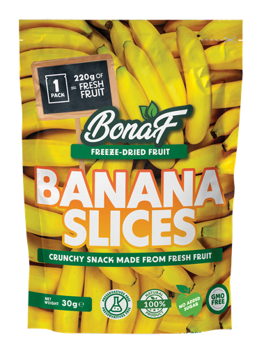 Bonaf Freeze Dried Banana Healthy Snacks (Fruit)