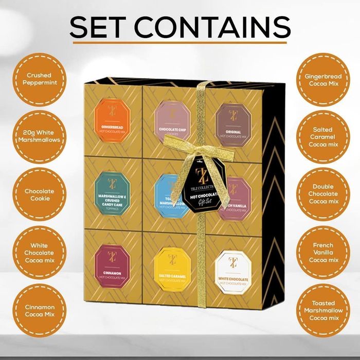 9 Pack Hot Chocolate Gift Set IFE, International Food & Drink Event 2025